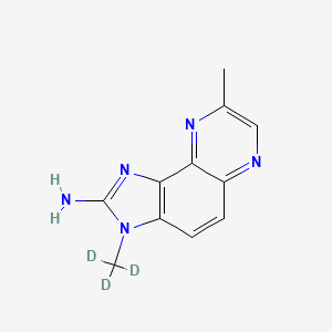 Chemical structure of MeIQx-d3