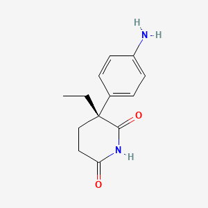 Chemical structure of (R)-Aminoglutethimide