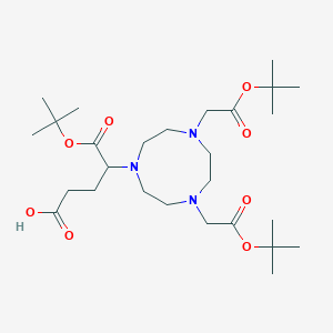 Chemical structure of NODAGA-tris(t-Bu ester)