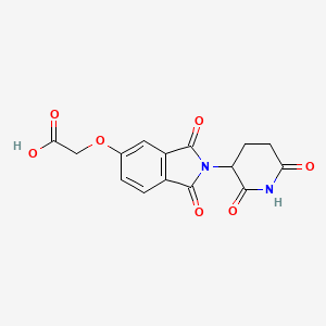 Chemical structure of Thalidomide-5-O-CH2-COOH