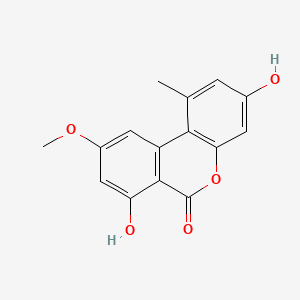 Chemical structure of Alternariol, methyl ether