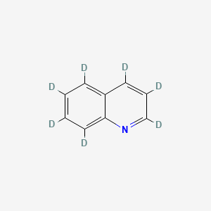 Chemical structure of Quinoline-d7