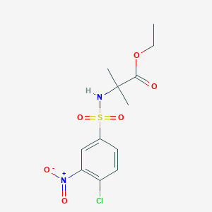 Chemical structure of H-L-Cys(MDNPE)-OH hydrochloride