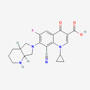 Chemical structure of Pradofloxacin