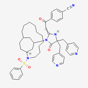 Chemical structure of ICG-azide