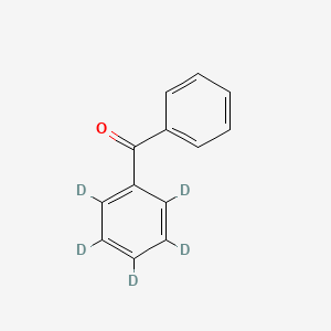 Chemical structure of Benzophenone-d5