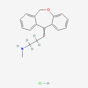 Chemical structure of Nordoxepin-d4 hydrochloride
