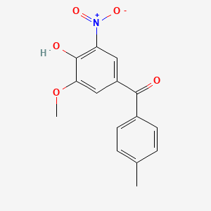 Chemical structure of 3-O-Methyltolcapone