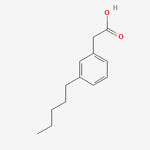 Chemical structure of Fezagepras