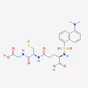 Chemical structure of Dansyl glutathione