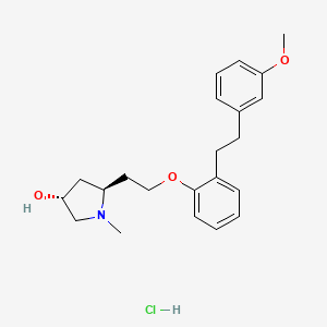 Chemical structure of R-96544