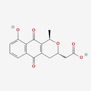 Chemical structure of Dihydrokalafungin