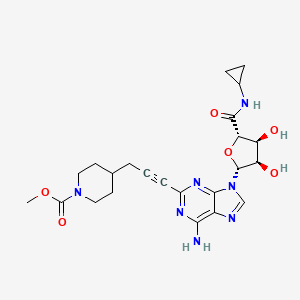 Chemical structure of Evodenoson