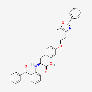 Chemical structure of Farglitazar