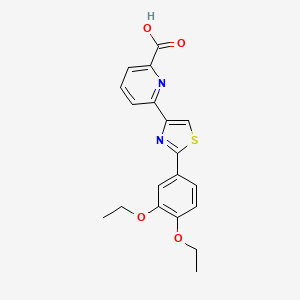 Chemical structure of Tetomilast