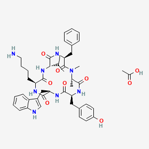 Chemical structure of Seglitide acetate