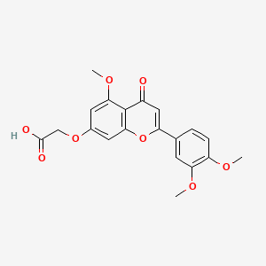 Chemical structure of Recoflavone