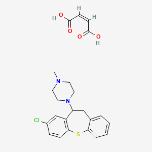 Chemical structure of Octoclothepin maleate