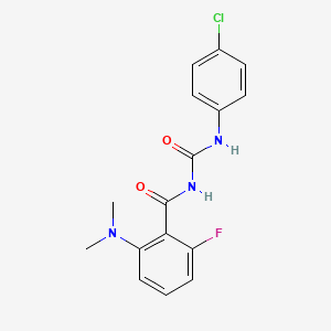Chemical structure of Clanfenur