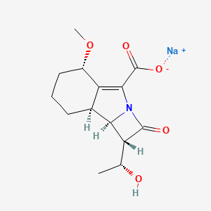 Chemical structure of Sanfetrinem sodium