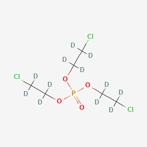 Chemical structure of Tris(2-chloroethyl)phosphate-d12