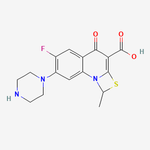 Chemical structure of Ulifloxacin