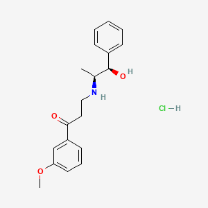 Chemical structure of Oxyfedrine hydrochloride