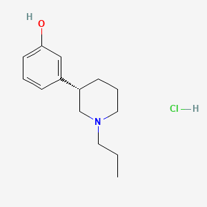 Chemical structure of Preclamol hydrochloride