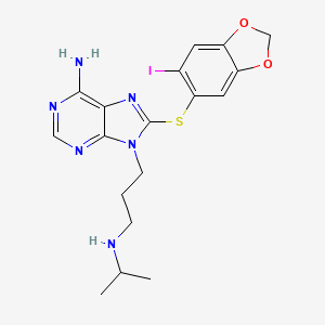 Chemical structure of Zelavespib