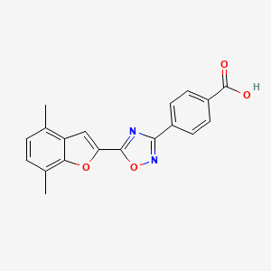 Chemical structure of KCL-286