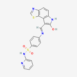 Chemical structure of GW8510