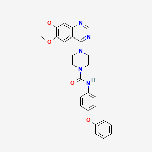 Chemical structure of PDGFR Tyrosine Kinase Inhibitor III