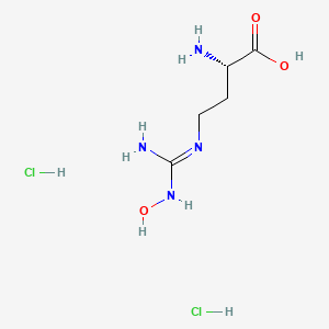 Chemical structure of nor-NOHA dihydrochloride