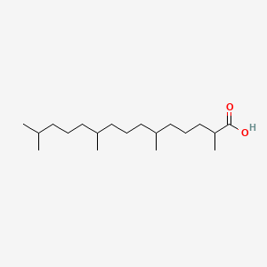Chemical structure of Pristanic acid