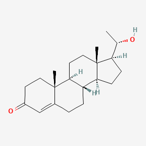 Chemical structure of 20α-Dihydroprogesterone