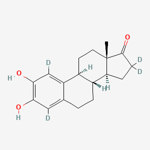 Chemical structure of 2-Hydroxyestrone-d4