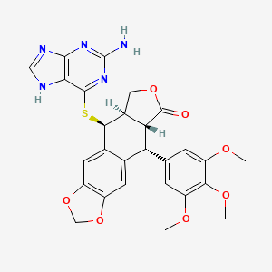 Chemical structure of FITC-Ureidopropionic acid