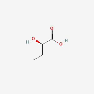 Chemical structure of (R)-2-Hydroxybutyric acid