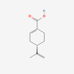 Chemical structure of (S)-(-)-Perillic acid