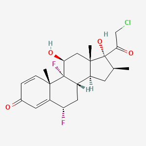 Chemical structure of Halobetasol