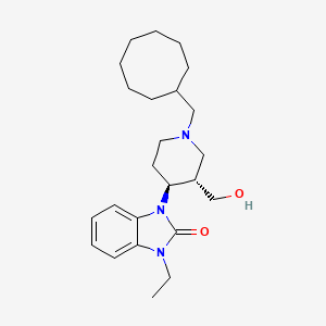 Chemical structure of (S,S)-J-113397