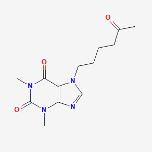 Chemical structure of Lomifylline