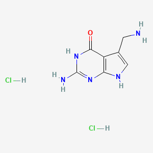Chemical structure of preQ1 dihydrochloride