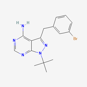 Chemical structure of 3BrB-PP1