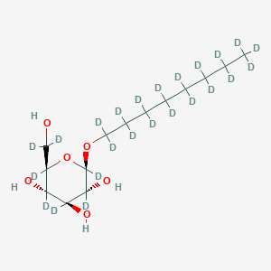 Chemical structure of Octyl glucoside-deuterated