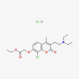 Chemical structure of Cloricromen hydrochloride