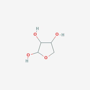 Chemical structure of D-Erythrose-4-13C