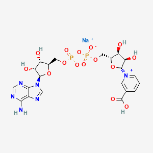 Chemical structure of NAAD sodium