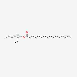 Chemical structure of Ethylhexyl Palmitate