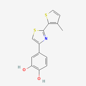 Chemical structure of MTBT